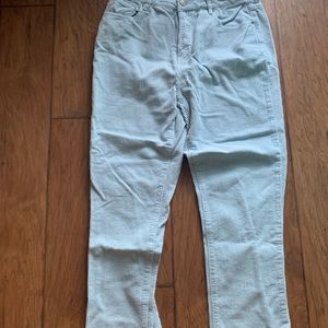 Blue corduroy PacSun mom jeans